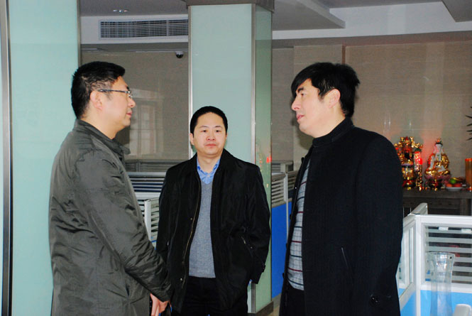 鹽城市經(jīng)信委、軟件園領(lǐng)導(dǎo)蒞臨鹽城思科檢查指導(dǎo)工作會(huì)議報(bào)道